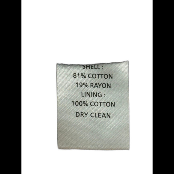 Ann Taylor Loft Women's Size 00P Linen Dress Polka Dot Navy White Knee Length - Picture 9 of 9